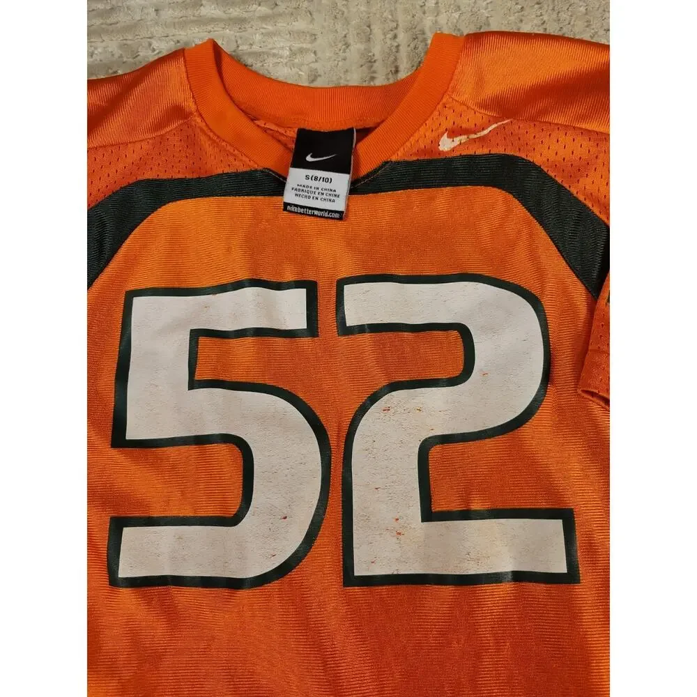 Nike Miami Hurricanes College Football Jersey Youth Small 8-10 Boys Kids NCAA